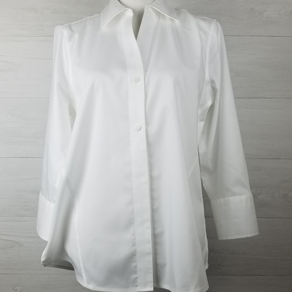 foxcroft white blouse